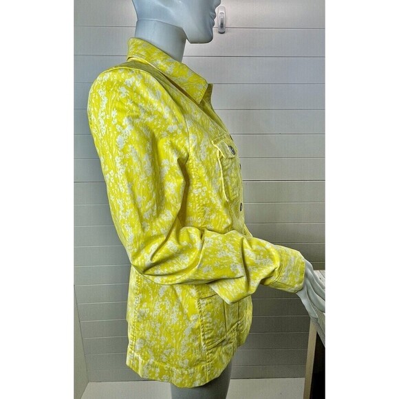 Cabi Vintage Womens Y2K Spring / Summer Floral Cotton Jacket Small Preppy - Picture 7 of 14